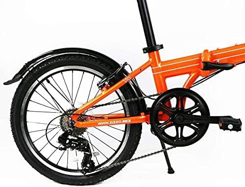 Review:⁢ ZiZZO Via 20 Folding Bike - Lightweight & Genuine Shimano 7-Speed